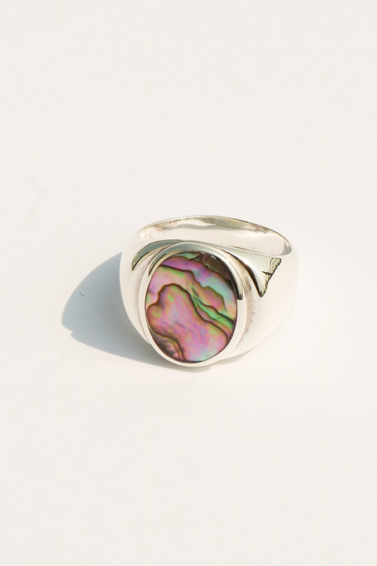Perlmutte Abalone Ring
