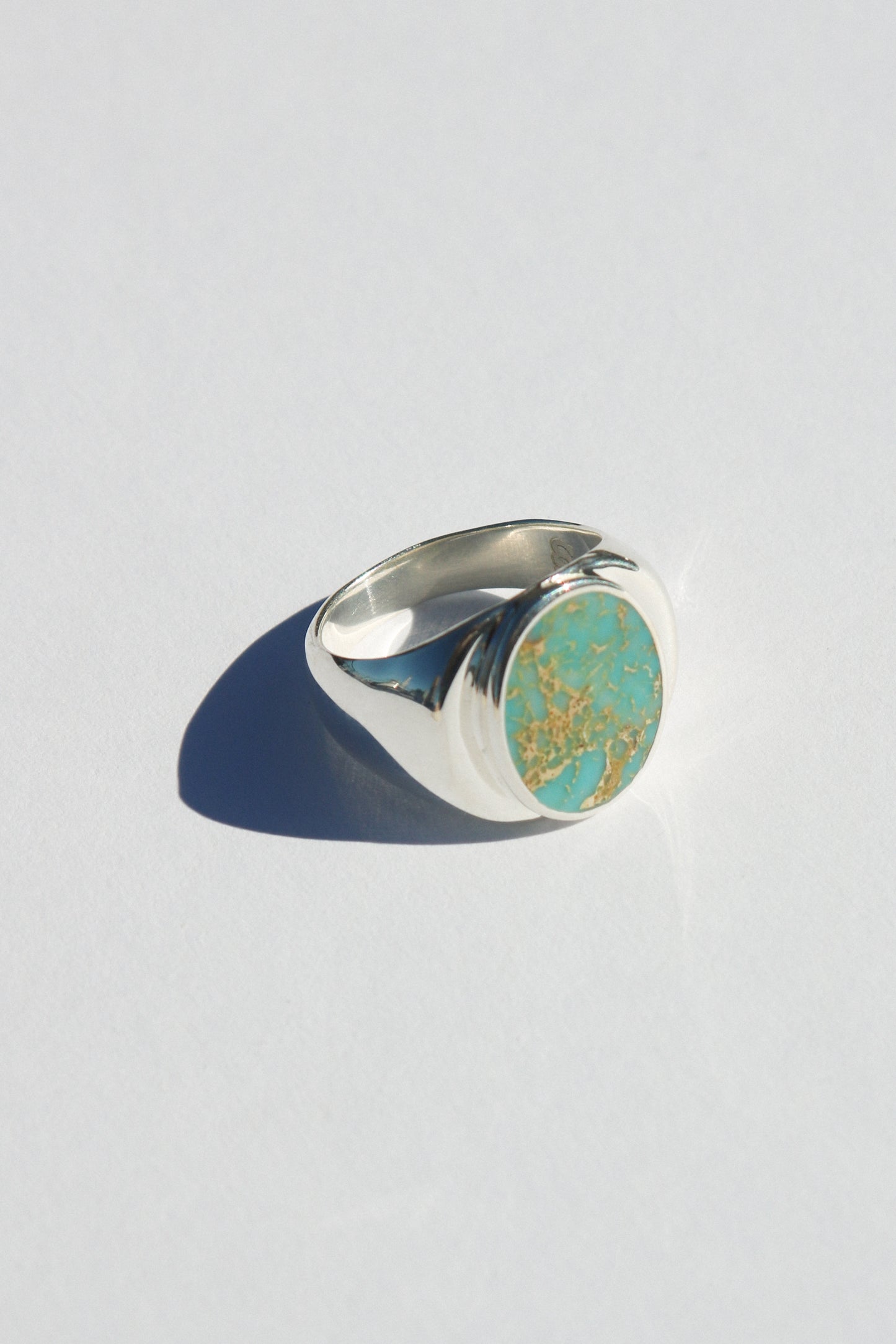 Perlmutte Turquoise Ring