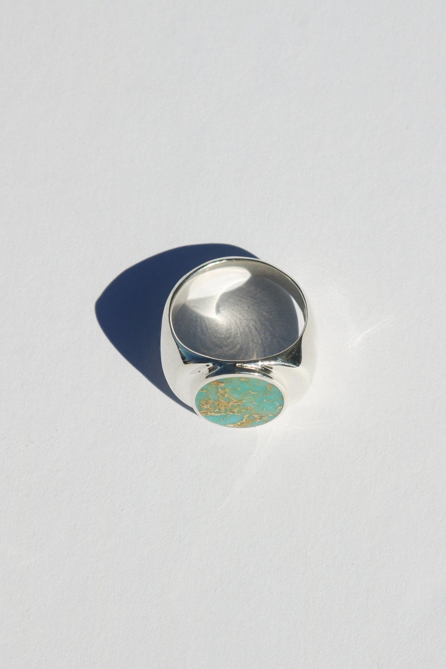 Perlmutte Turquoise Ring