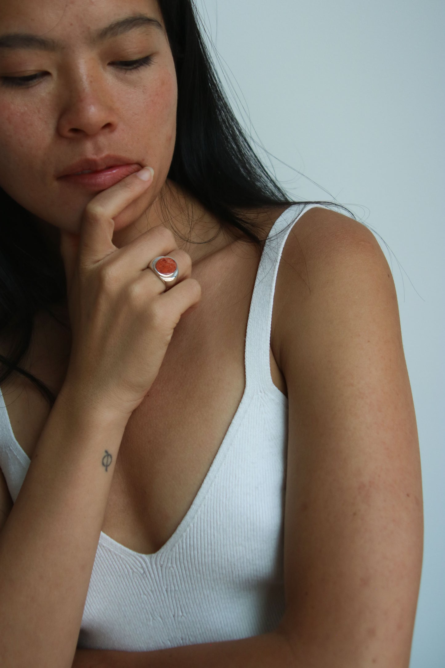 Perlmutte Australia Shell ring