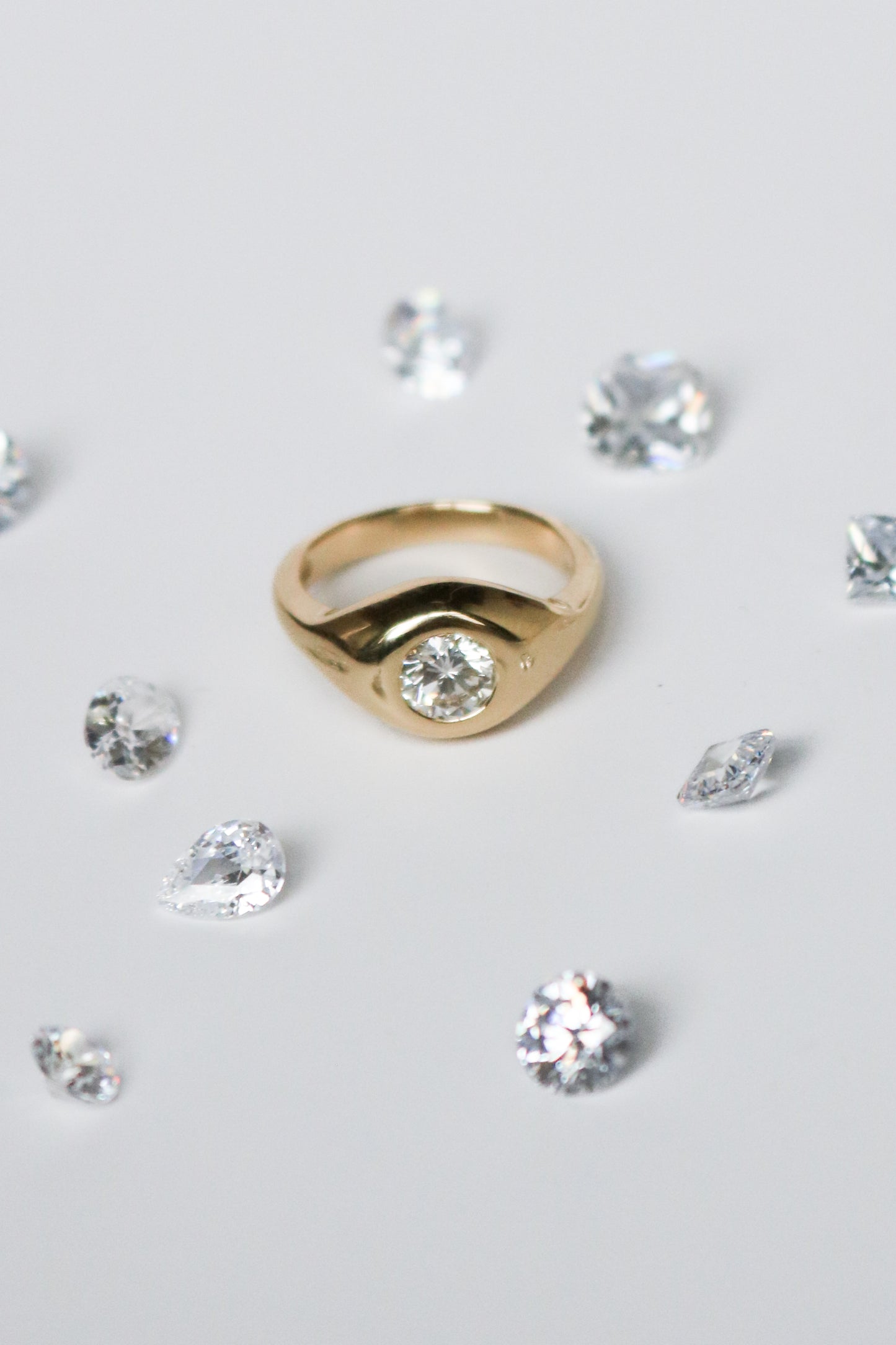 Grace Diamond Signet
