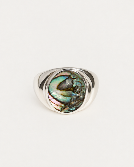 Perlmutte Abalone Ring