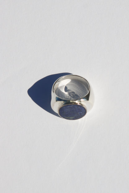 Perlmutte Lapiz Lazuli Ring