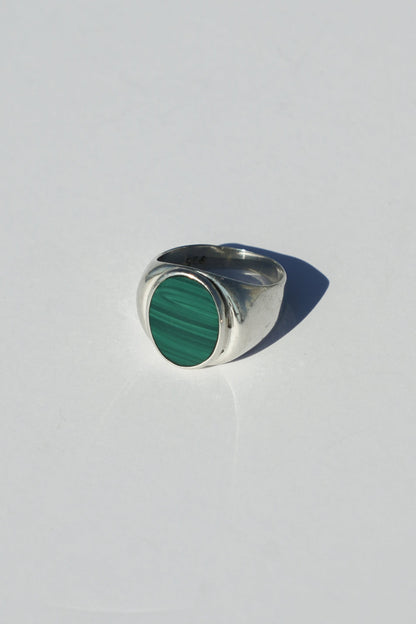 Perlmutte Malachite Ring