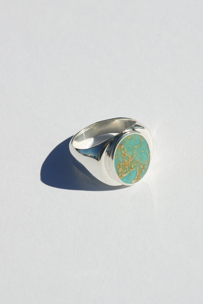 Perlmutte Turquoise Ring