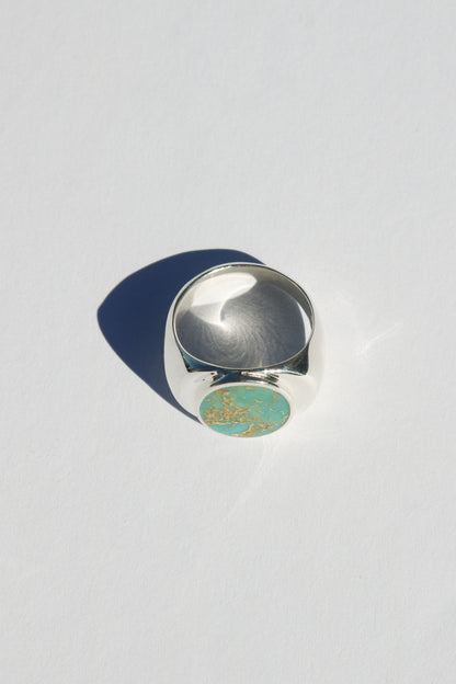 Perlmutte Turquoise Ring