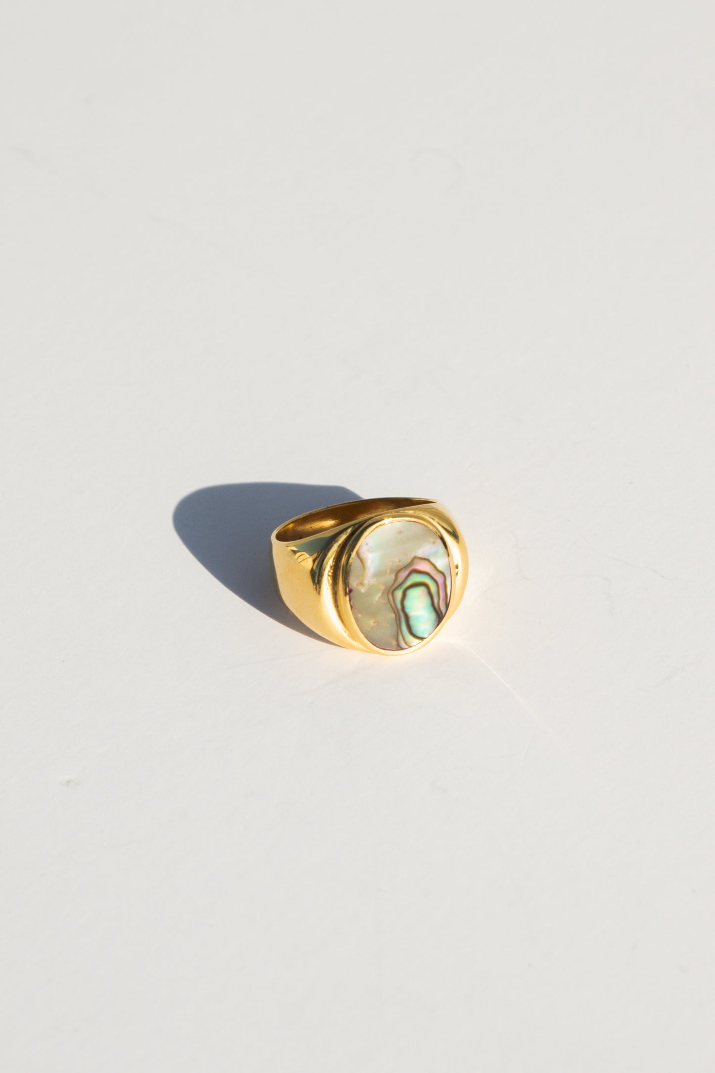 Perlmutte Abalone Ring