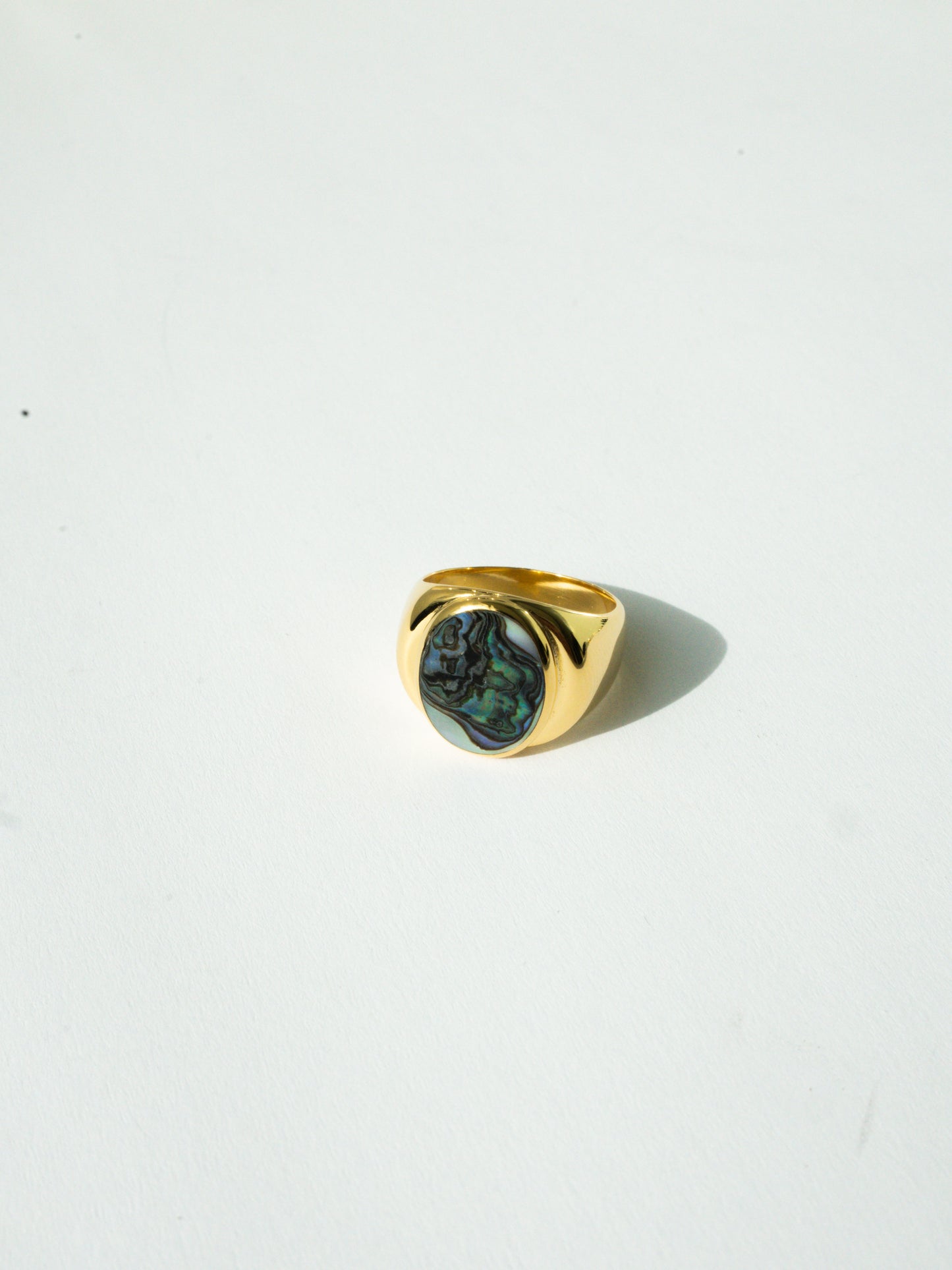 Perlmutte Abalone Ring