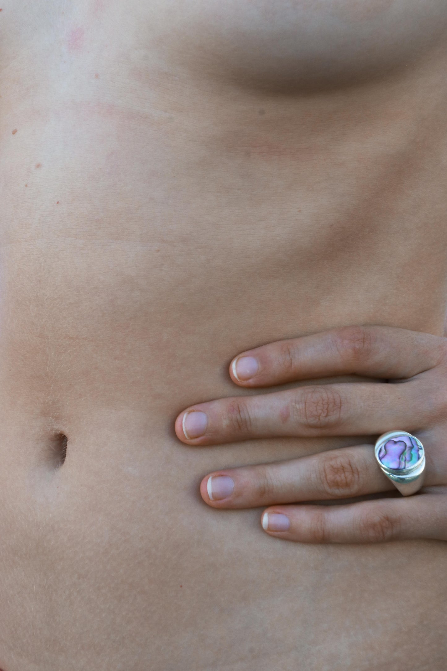 Perlmutte Abalone Ring