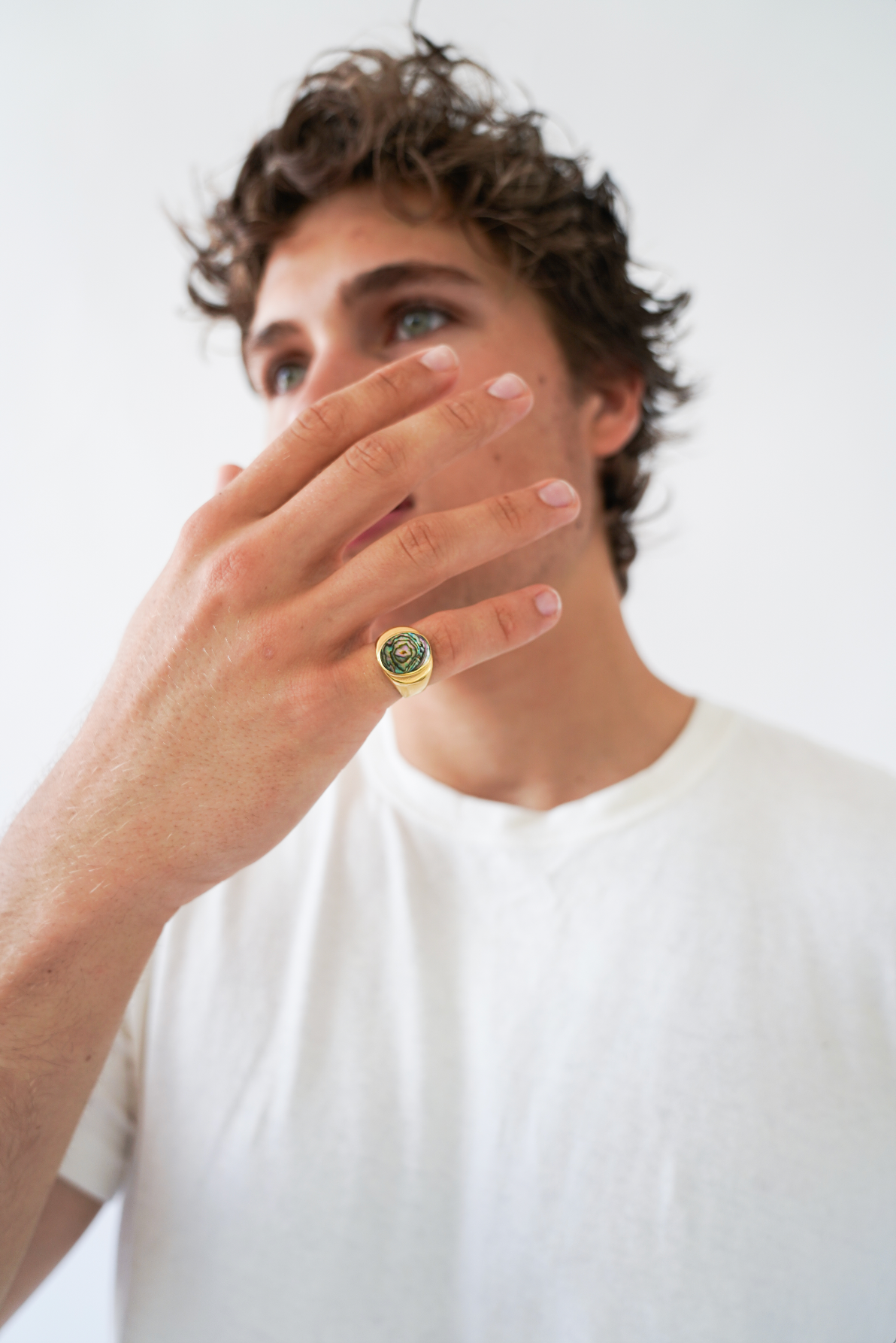 Perlmutte Abalone Ring